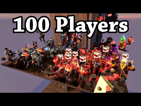 Team Fortress 2 with a 100 Player Server was a Mistake