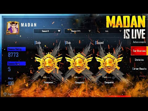 madan is live 🔥 | #bgmilive #bgmi #madanop #madan #bts