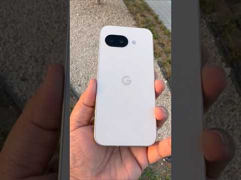 Pixel 9A Porcelain Color Hands On #googlepixel #googlepixel9a