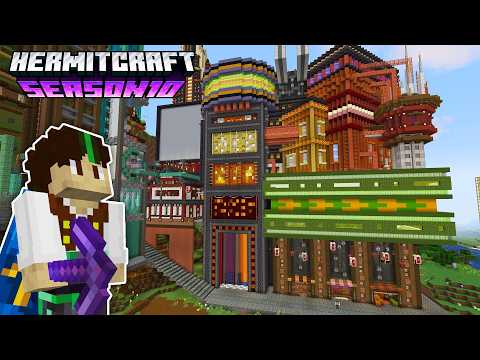Beginning of the MEGA Tower! | Hermitcraft 10 | Ep.35