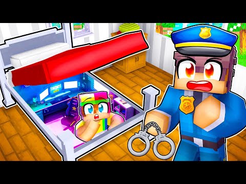 I Built a SECRET Gaming Room to Hide From POLICE!