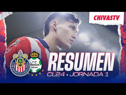 RESUMEN: Chivas empató en el último minuto a Santos | J1 Clausura 2024
