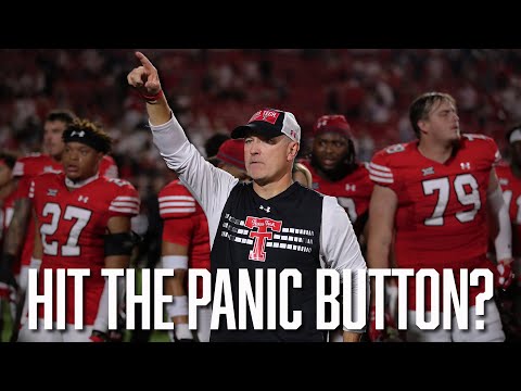 Is It Time for Texas Tech to Hit the Panic Button? | Texas Tech Red Raiders | TTU Football