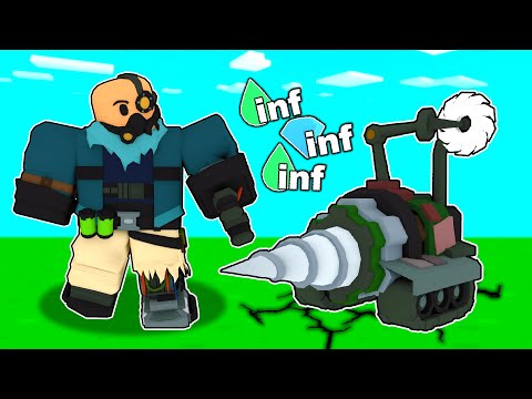 new DRILL KIT mines INFINITE resources in Roblox Bedwars..