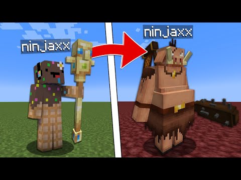Ce Mod me permet de me transformer en Mobs Cheaté..