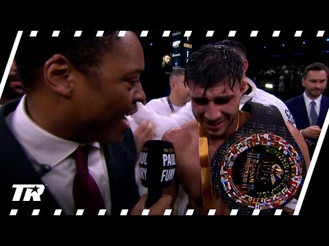 Tommy Fury Overcome with Emotion After Beating Jake Paul, Will Accept Rematch | POST-FIGHT INTERVIEW