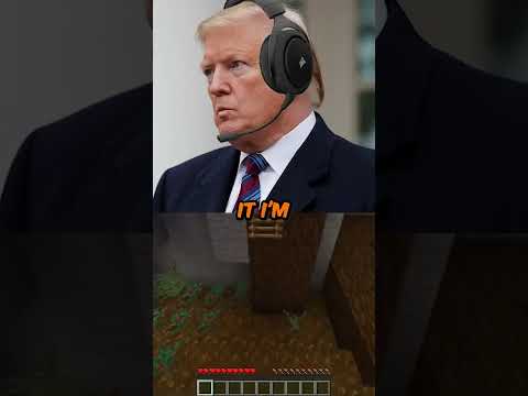 The President Play Minecraft