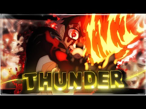 Thunder⚡- Tanjiro Kills Hantengu &quot;Demon Slayer S3&quot; [EDIT/AMV]- Alight Motion Edit📲