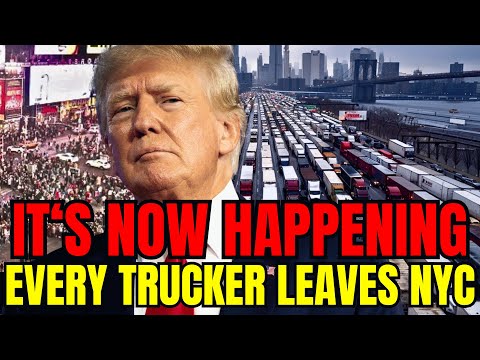 This is What Happens when EVERY Truck Driver Refuses to Deliver To NYC after Trump $355M Court Trial