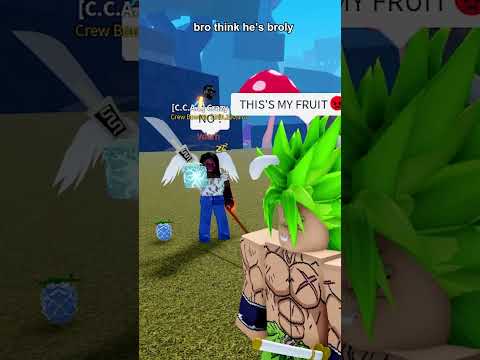 Bro thinks he’s Broly 💀 #roblox #shorts