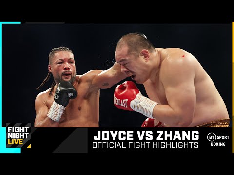 Big Bang Zhang with a TKO | Joyce vs Zhang | Official Fight Highlights | BT Sport