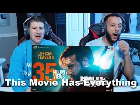 Reaction To Bholaa Official Teaser 2 | Bholaa In 3D | Ajay Devgn | Tabu | 30th March 2023