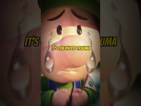 Luigi is always scared because of THIS! #supermario #mariomovie #luigismansion #yoshi #babyluigi