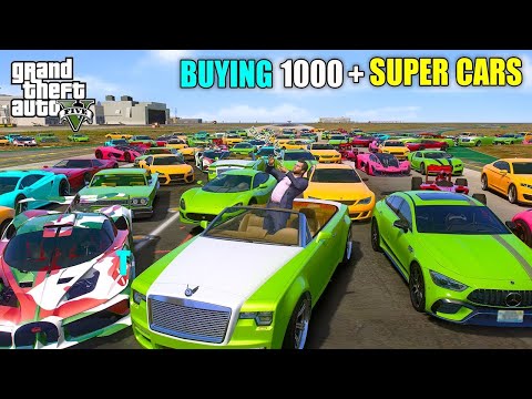 GTA 5 : MICHAEL PRESIDENT&#039;S EXPENSIVE CAR COLLECTION || BB GAMING