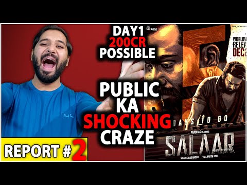Salaar Day 1 Advance Booking Report | Salaar Box Office Collection | Salaar Action Trailer 2|Prabhas