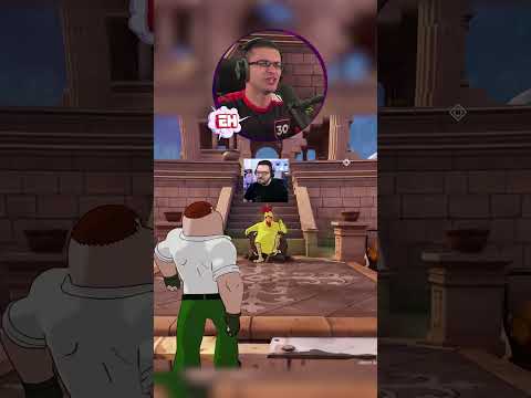 Peter Griffin vs 100 Chickens in Fortnite