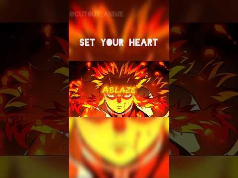 🔥❤️ Set Your Heart Ablaze ❤️🔥- Rengoku Kyojuro 4k Edit | Demon Slayer [4k amv] | #anime #edit #amv