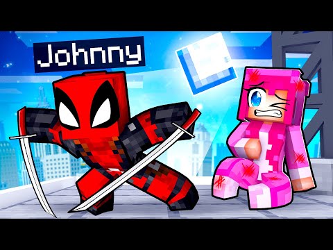 Playing as a PROTECTIVE DEADPOOL in Minecraft!