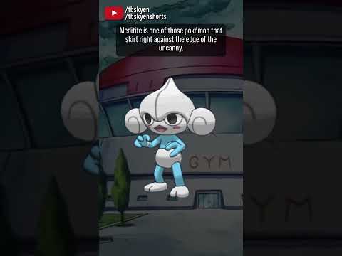 Meditite runs right up to the edge of the uncanny || #pokemon review