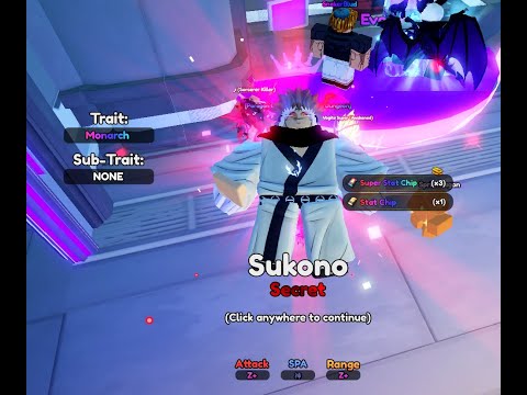 SUKUNA EVOLVED SHOWCASE WITH MONARCH META??? | ANIME VANGUARD