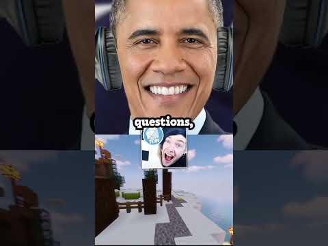 Presidents Play Guess the Minecraft YouTuber (5 questions)... #minecraft #shorts #ai