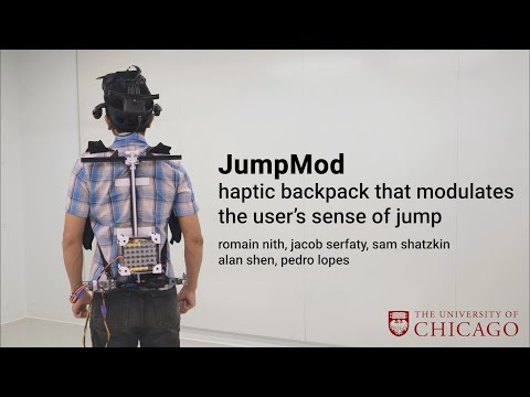JumpMod: Haptic Backpack that Modifies Users’ Perceived Jump