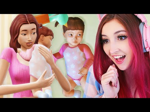 playing with INFANTS for the first time in sims 4