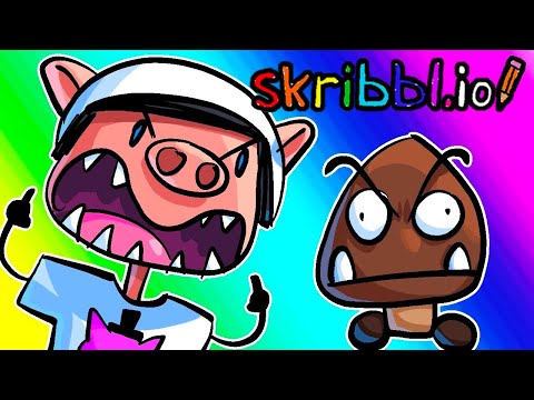 Skribbl.io Funny Moments - We&#039;re HORRIBLE! (Goomba, F U)