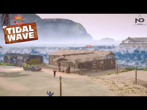 Gas Station Simulator Tidal Wave #2 - Thử Bấm Nút Huỷ Diệt và Mình Bị Sóng Thần Cuốn Trôi Mọi Thứ !!