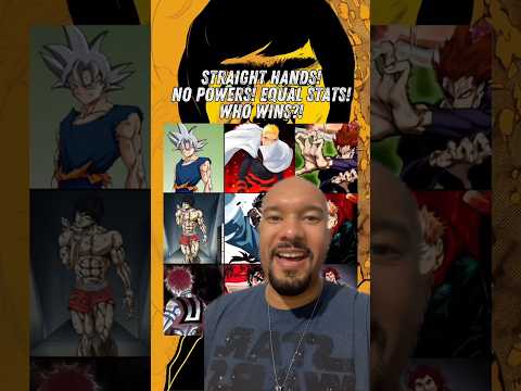 Who’s got the best hands? #anime #manga #vs #naruto #dragonball #jjk #demonslayer #opm #baki #shorts