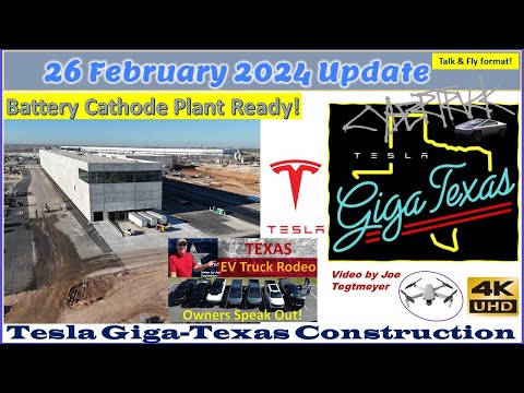EV Rodeo Recap! EOL Asphalt &amp; Concrete! NE &amp; W GA rework. 26 Feb 2024 Giga Texas Update (09:35AM)