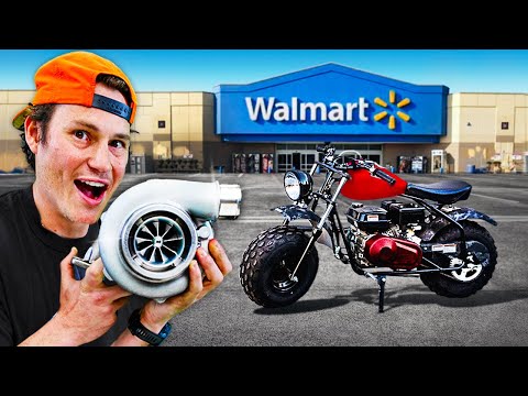 We Put a Wish.com Turbo on a Walmart Motorcycle