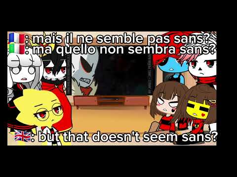 ||underfell react to underverse amv| 🇬🇧/🇮🇹/🇫🇷 |part 2/?| real one this time||