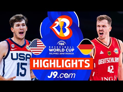 Germany 🇩🇪 stun USA 🇺🇸 to go to the World Cup Final | Semi-Finals | J9 Highlights | #FIBAWC 2023