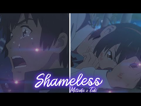 Your name (Mitsuha x Taki) |Shameless| [AMV] #yourname #mitsuhaxtaki #camilacabello #speedversion
