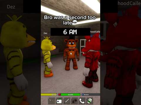 FNAF 6 AM 👻🐻 #fivenightsatfreddys #roblox #coems #funny #videogamememes #meme #fnaf #robloxmemes