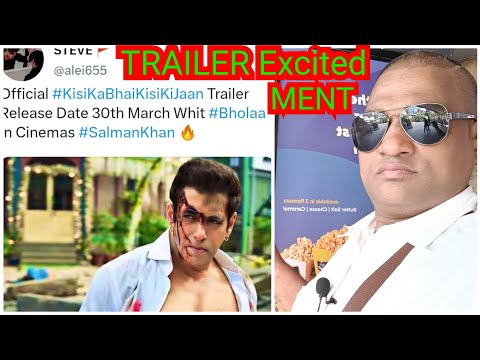 Kisi ka bhai Kisi Ki Jaan Salman Khan ki movie Trailer Excited man Teview by auto wale uncle