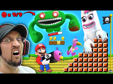 Garten of BanBan 2 Super Mario Mod! SECRET Banbaleena Army &amp; BOSS Jumbo Josh (FGTeeV ITMWR)