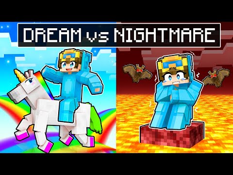 DREAM vs NIGHTMARE In Minecraft!