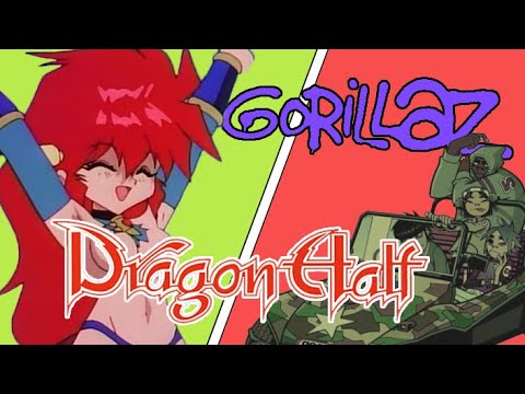 Gorillaz / Dragon Half [AMV]