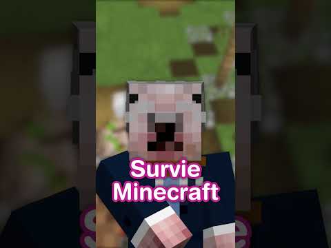 Les Survies Minecraft en 2012 vs 2022 #shorts