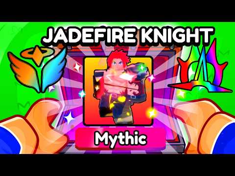 I Evolved 0.1% Shiny DOUBLE TRAIT Grand Jadefire Knight in Anime Defenders (Roblox)