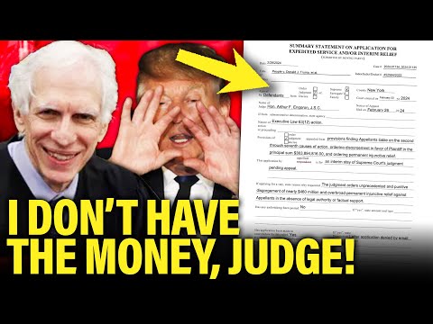 Trump CAN’T AFFORD to Pay MASSIVE DEBT, ADMITS He Is BROKE