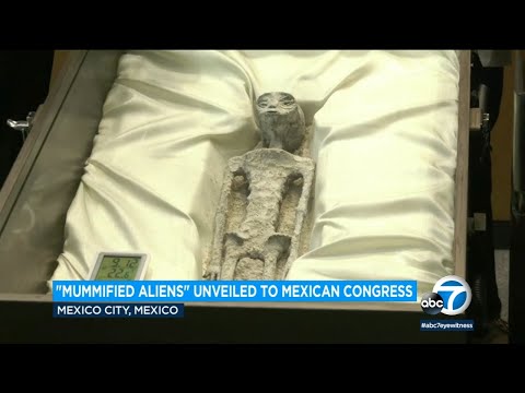 &#039;Mummified aliens&#039; unveiled to Mexico Congress