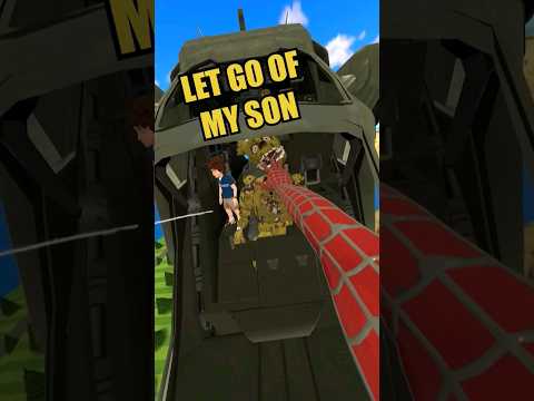 Spider-Man VR SAVES HIS SON 🙏😂 #vr #virtualreality #spiderman #gaming