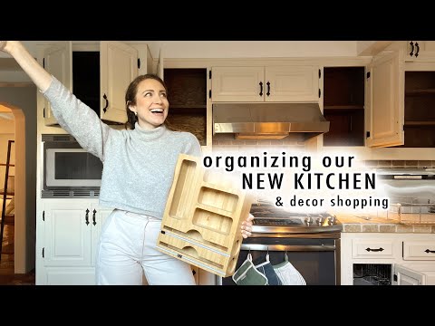 organizing our NEW KITCHEN + decor shopping | XO, MaCenna Vlogs