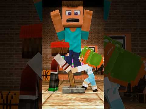 MINEGREEN VS YOUTUBE - Minecraft #shorts