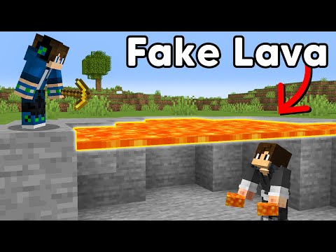Using FAKE Lava to FOOL My Friends