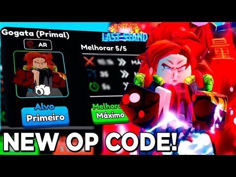 2 NOVOS CODES de MITICO *FREE* GOGETA EXOTIC e ESMERALDAS no ANIME LAST STAND!