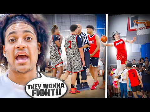 THIS UNDEFEATED AAU TEAM WANTED SMOKE WITH US IN THIS INTENSE GAME!